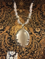Mother of Pearl Statement Necklace from Arjuna Florist in Brockport, NY