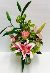 Lilies and Orchids from Arjuna Florist in Brockport, NY