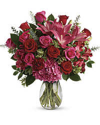 Teleflora's Love Struck bouquet from Arjuna Florist in Brockport, NY