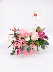 Sweetest Garden Hatbox Keepsake from Arjuna Florist in Brockport, NY Sweetest Garden Hatbox Keepsake from Arjuna Florist in Brockport, NY