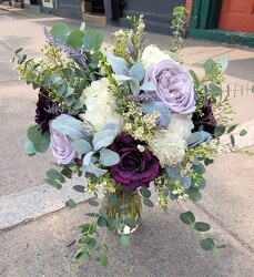 Lavender Garden Wedding Bouquet from Arjuna Florist in Brockport, NY