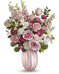 Teleflora's Swirling Pink Bouquet from Arjuna Florist in Brockport, NY