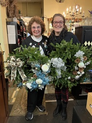 Christmas Wreath Design Class from Arjuna Florist in Brockport, NY