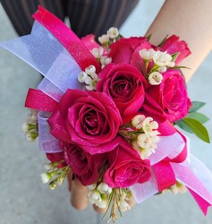 Perfectly Pink Corsage from Arjuna Florist in Brockport, NY
