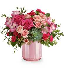 Rosy Radiance Bouquet  from Arjuna Florist in Brockport, NY