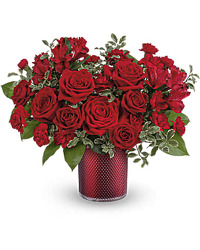  Teleflora's Radiant Crimson Bouquet from Arjuna Florist in Brockport, NY