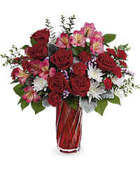 Teleflora's Swirling Splendor Bouquet from Arjuna Florist in Brockport, NY